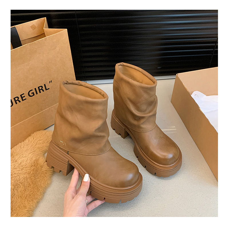 2025 free shipping boots snow winter womens boots shoes boot mens booties autumn winter warm boots Shibuya fashion lotus black