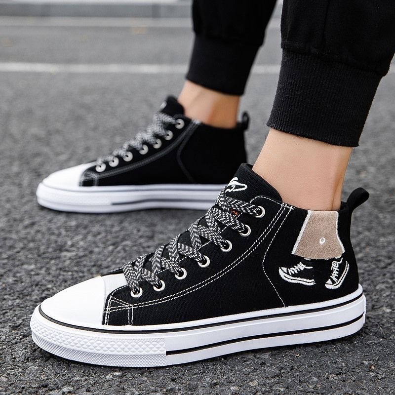 Canvas Spring 2025 New Styles Students Couple's Men's Versatile Sports And Leisure Board Shoes Trendy Shoes For Men