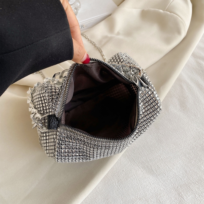 Rhinestone Crossbody Shoulder Handbag Evening Bag for Valentine's Da