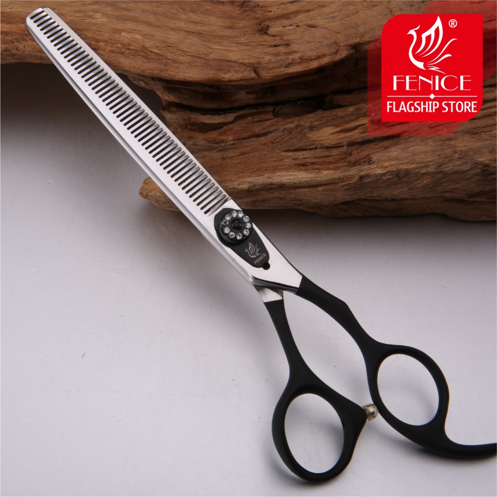 Fenice High Quality 7/7.5 inch dog grooming thinning scissors in dog shears makas tijeras thinning 35%