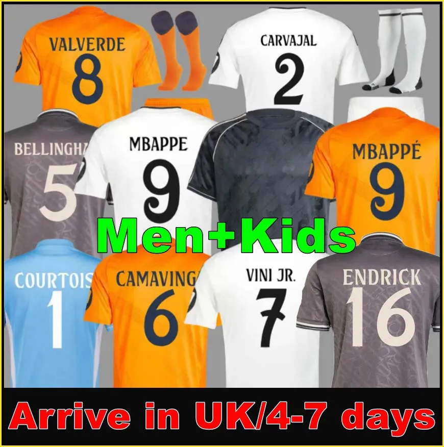 2023 2024 2025 soccer jerseys 24 25 Real 4Th Madridfootball shirt CAMAVINGA Mbappe MODRIC VALVERDE Fourth camiseta men kids uniforms VINI JR BELLINGHAM ARDA GULER