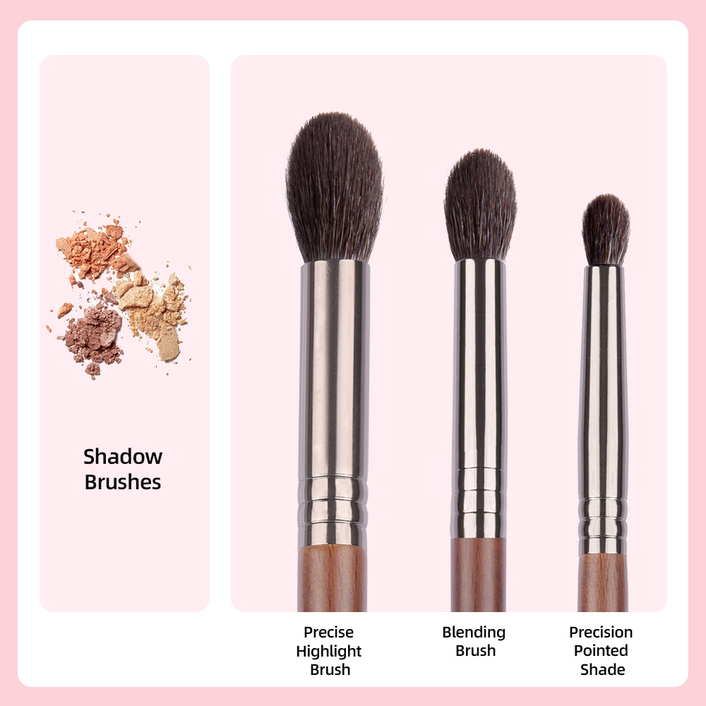 c df pcs Hair Goat OVW Tapered Blending Makeup Brushes Eye Shadow Kit Make Up Set High Quality