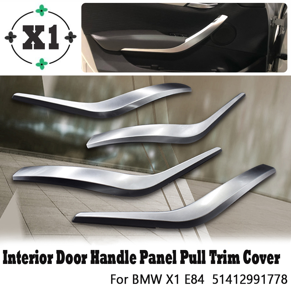 Car Black/Beige Interior Door Handle Panel Pull Trim Cover Car Accessories For BMW X1 E84 16d/16i/18d/20d 2008-2016 51412991778