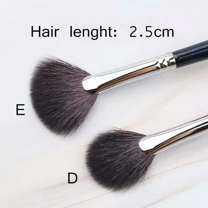 da f Makeup Brushes Top Fan Highlighter Goat Hair High Quality Eye Shadow Blender Contour Eyebrow Eyeshadow Powder Make Up Brush brow shadow
