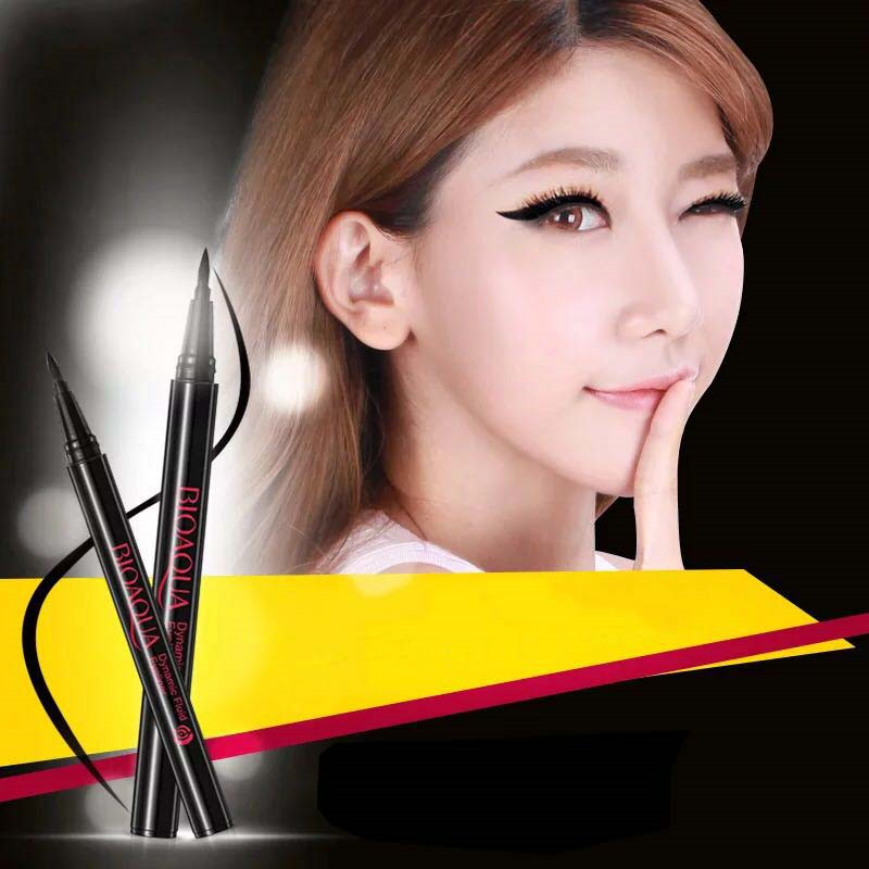 c b Lasting Eye pcs Black Long Liner Pencil Waterproof Eyeliner Smudge Proof Cosmetic Beauty Makeup Liquid Pen liner