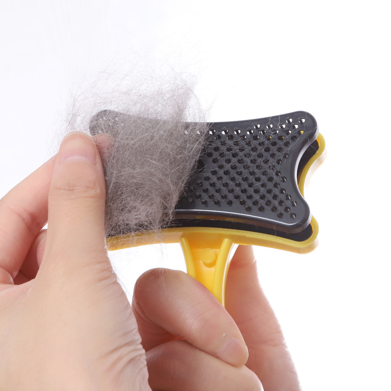 Cat Brush Pet Comb Hair Brush Removes Dog Hair Comb For Cat Puppy Grooming Hair Cleaning Beauty Slicker Brush Pet Supplies
