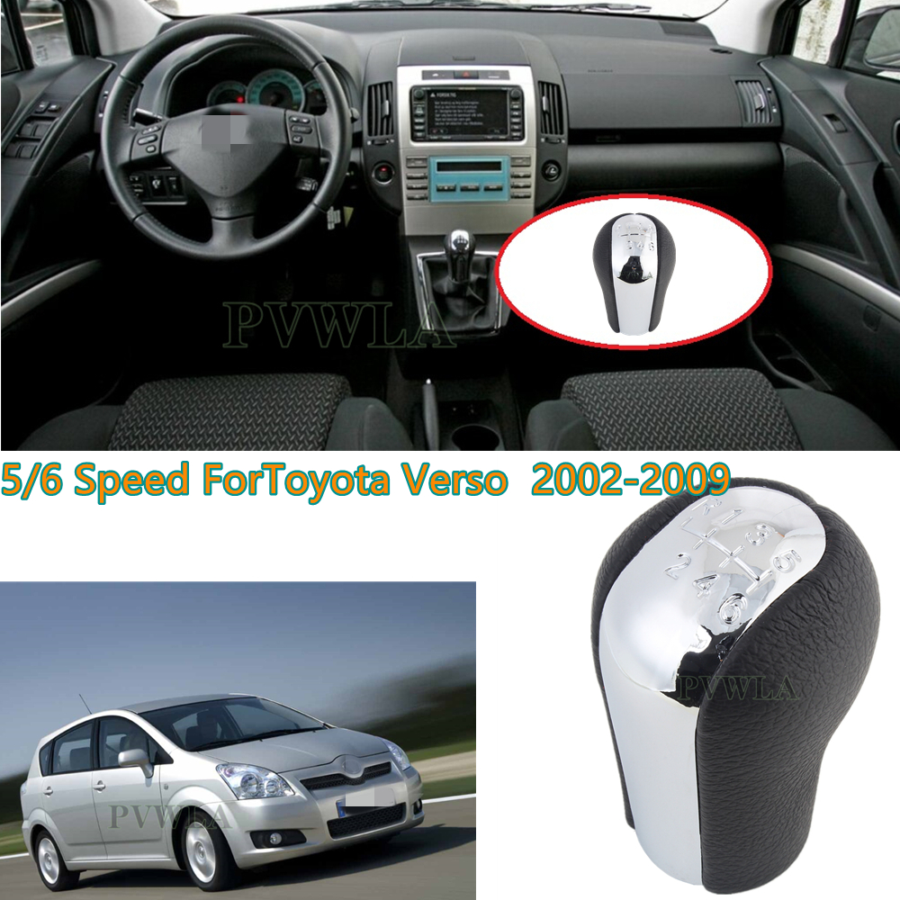 5/6 Speed Manual Stick Gear Shift Knob For 2025 Toyota Verso 2002 new 2003 2004 2005 2006 2007 2008 2009