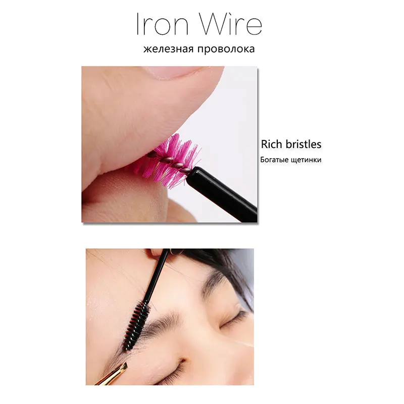 f ce Makeup Eyelash Brushes Disposable Mascara Wands Applicator Spoolers Eye Lashes Cosmetic Brush Tools factory price