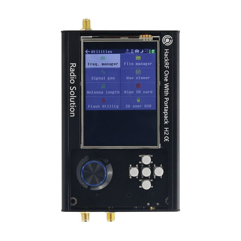 1MHz-6GHz Assembled SDR Radio with PortaPack H2 + HackRF One R9 V2.0.0 + Antenna + Data Cable