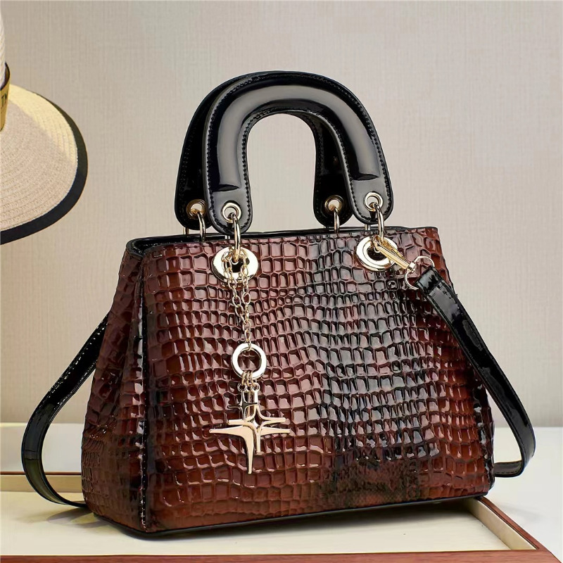 High Quality Leather Women's Handbag Designer Single Shoulder Women's Large Handbag Office Bag