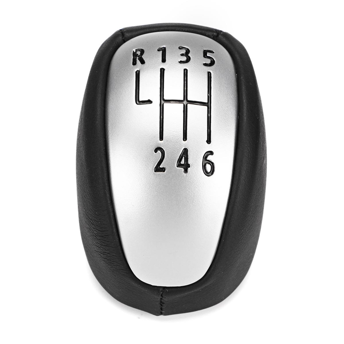 Knob Shift Car Gear ddmysmile Lever Stick Handball PU Leather For Renault Laguna 3 2007 2008 2009 2010 2011 2012 2013 2014 Smile