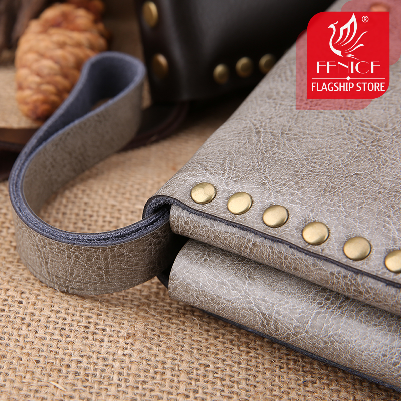 Fenice Salon Hairdresser Scissors Tool Holster Folding Bag Pet Scissors Bag Stylist Barber Scissor Comb Pouch Case 7 Pockets