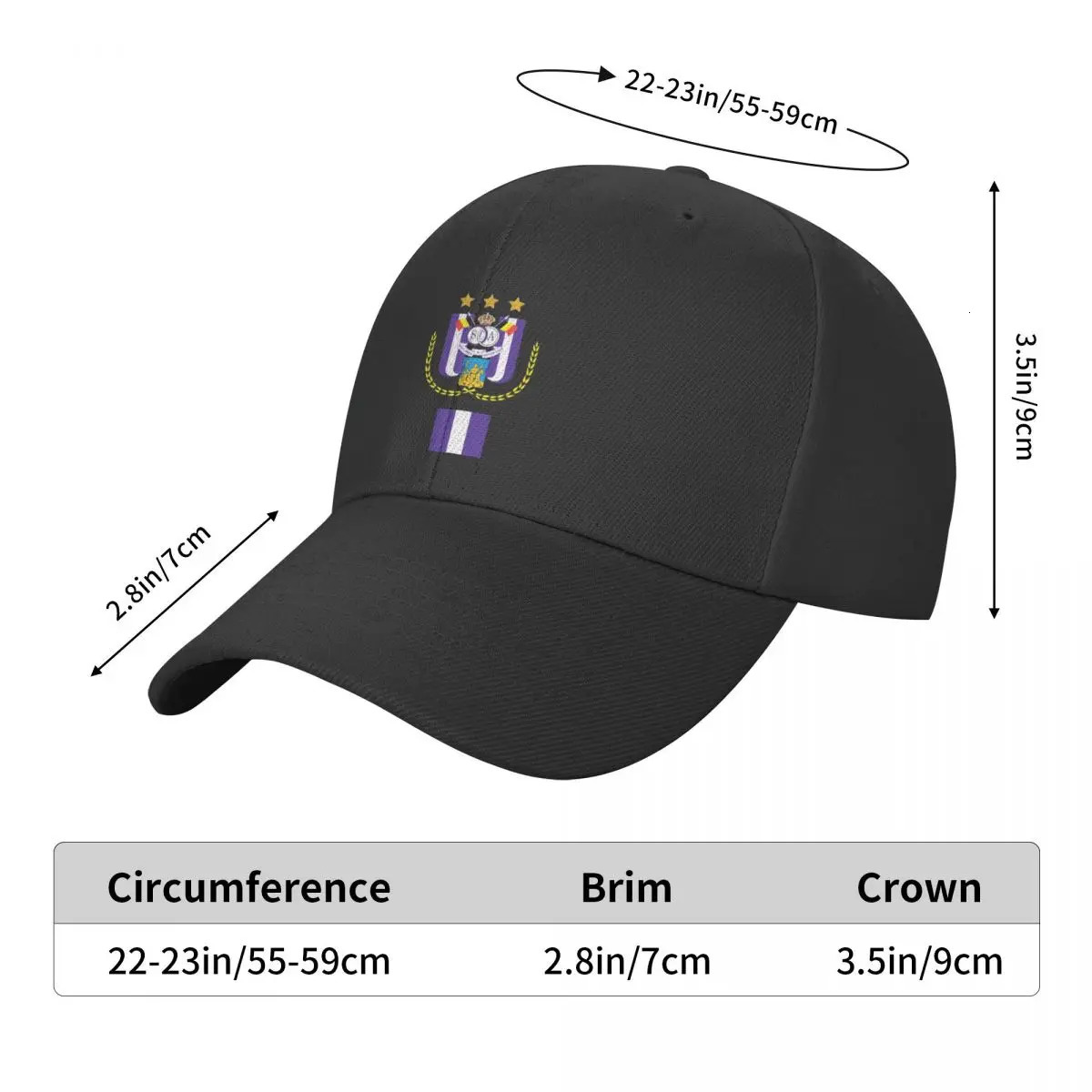 Anderlecht RSCA Football Baseball Cap party hats fashionable Wild Ball Hat Man Womens 240410
