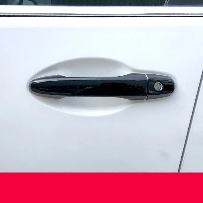 Gloss Black Chrome Car Door Handle Cover Trim For Peugeot 108 new 2014 2015 2025 2016 2017 2018 2019 Styling Accessories