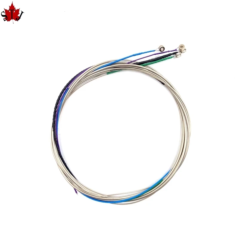 1 set (A-D-G-C) high quality german silver Alloy Cello Strings 4/4 3/4 1/2 1/4 1/8,cello Parts Accessories