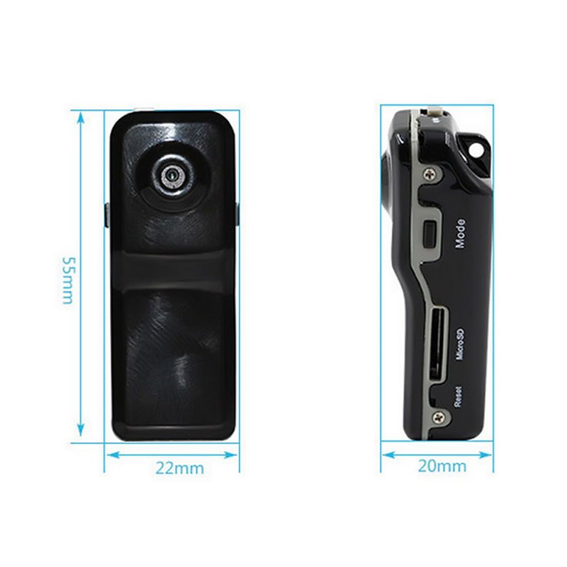 2024 HD Mini DV Camera Body Camcorder Mount Portable Video Record Nanny Security Cam Small Sports Car DVR Webcam For Home Office
