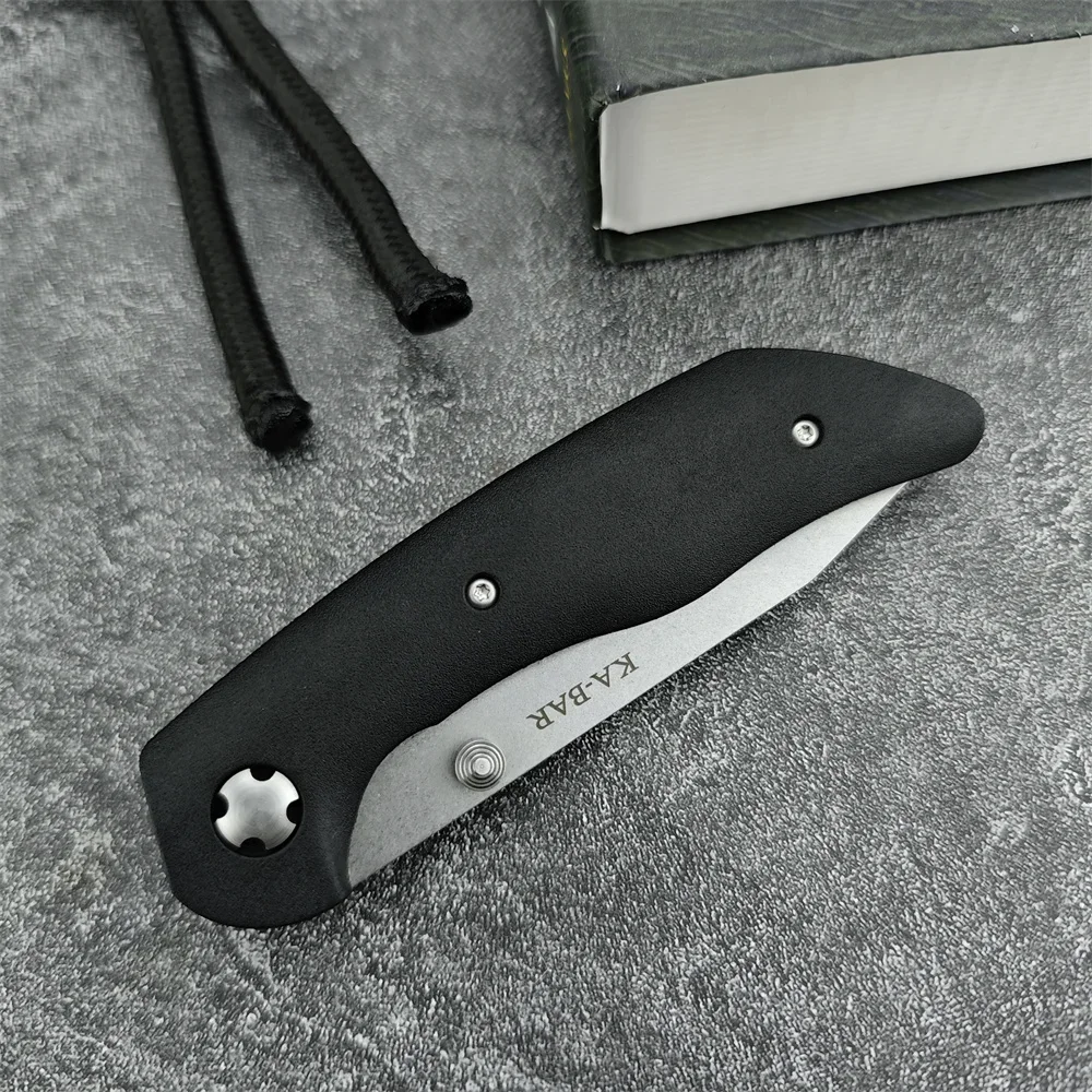 KA-BAR 7506 Jarosz Folder Pocket Folding Knife Tanto Blade Black GFN Handles Hunting Outdoor Knives Portable EDC Survival Tools BK4 3300 3655 9000 155
