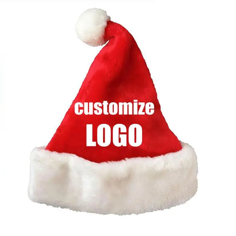 Years gift Christmas hat decoration Santa Claus decoration gift personalized customization Christmas hat DIY for ren 241108