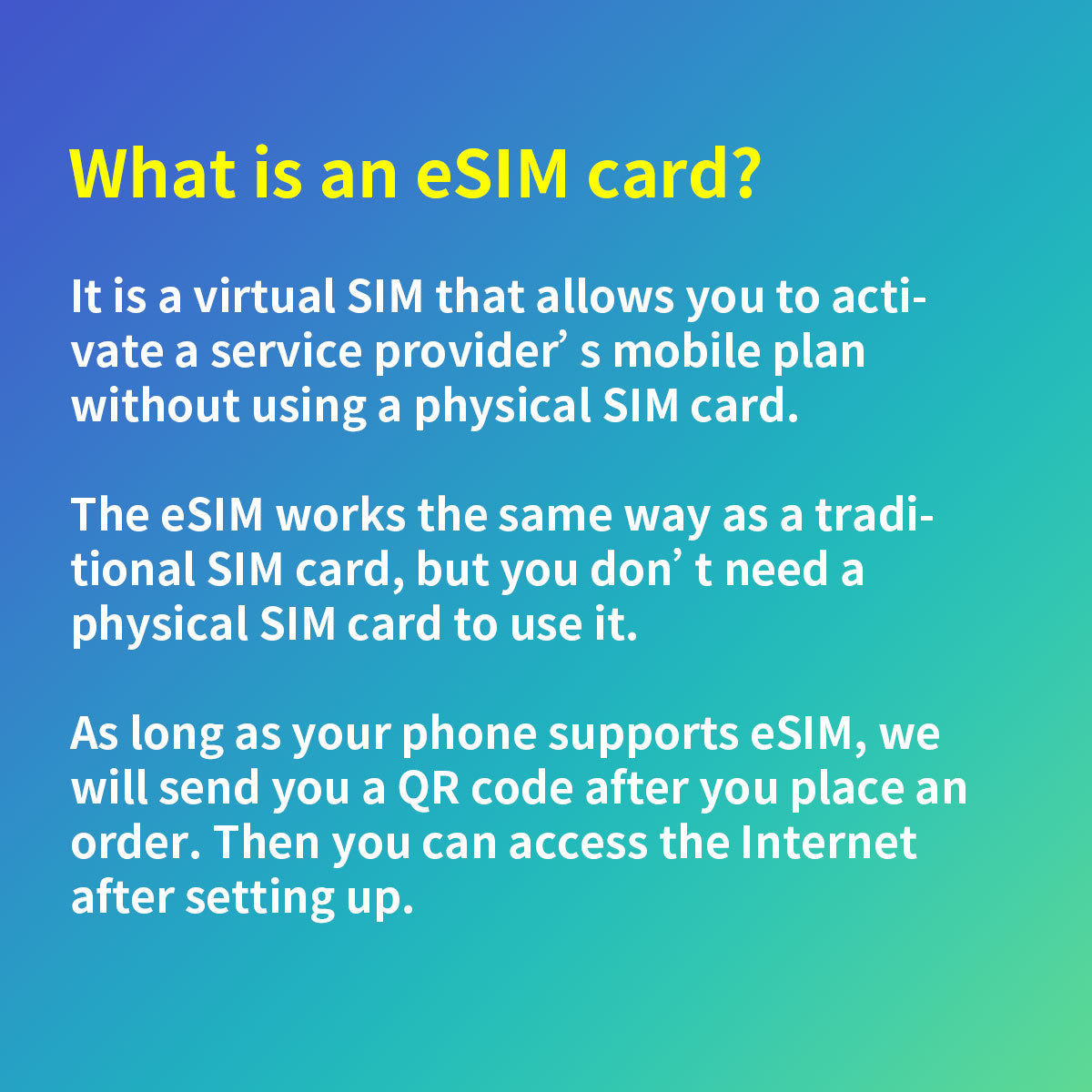 China Travel SIM / eSIM Card China Hongkong Macao Prepaid Data Sim Card 5G / 4G WIFI Unlimited Internet Data Plans Sim Card