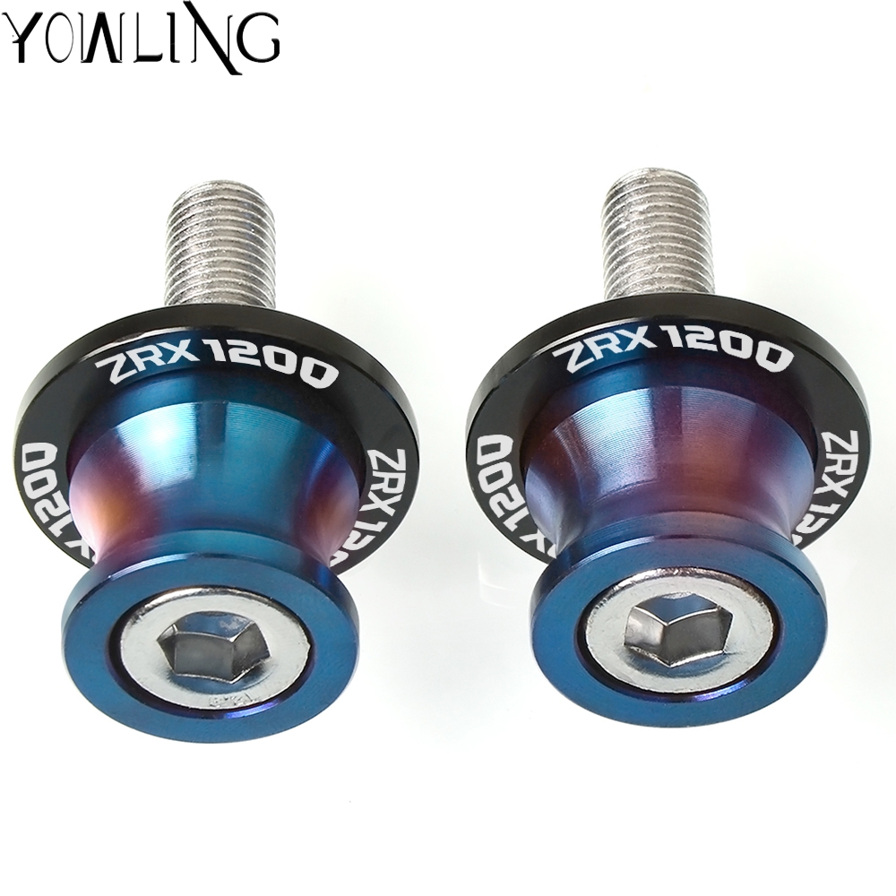 Swingarm Stand Screws Motorcycle Swing Arm Spools Sliders FOR Kawasaki ZRX1200 ZRX 1200 1999 2000 2001 2002 2003 2004 2005 2006