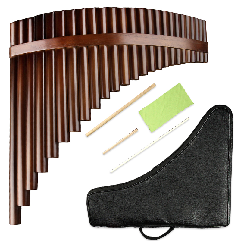 Pipes C Key 25 Pan Flute High Quality Pan Pipes Woodwind Instrument ddmysmile Chinese Traditional Natural Bamboo Wind Musical Instrument Smile