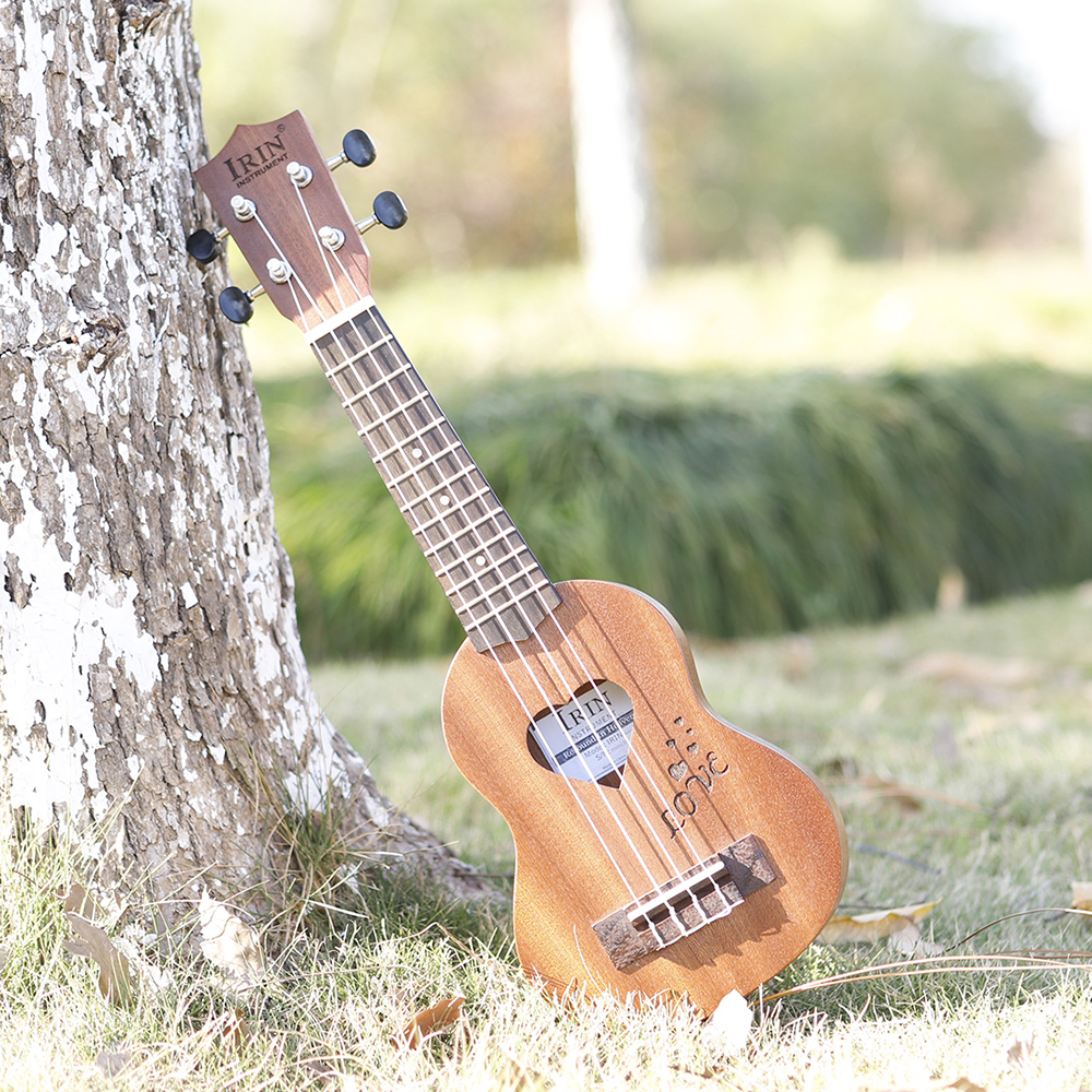 17 Inch Ukulele Spruce Wood Musical Instrument 2025 new 4 String Hawaiian Guitar With Storage Bag Adult Gifts Kids Educational Tools