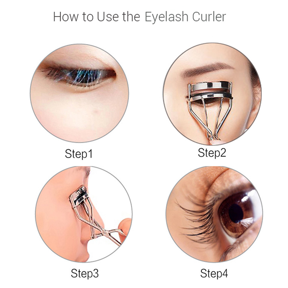 e bb Lady Professional Women Rose Dighealth Gold Handle Eyelash Curler Eye lashes Curling Clip Beauty Makeup Eyelashes Tools es