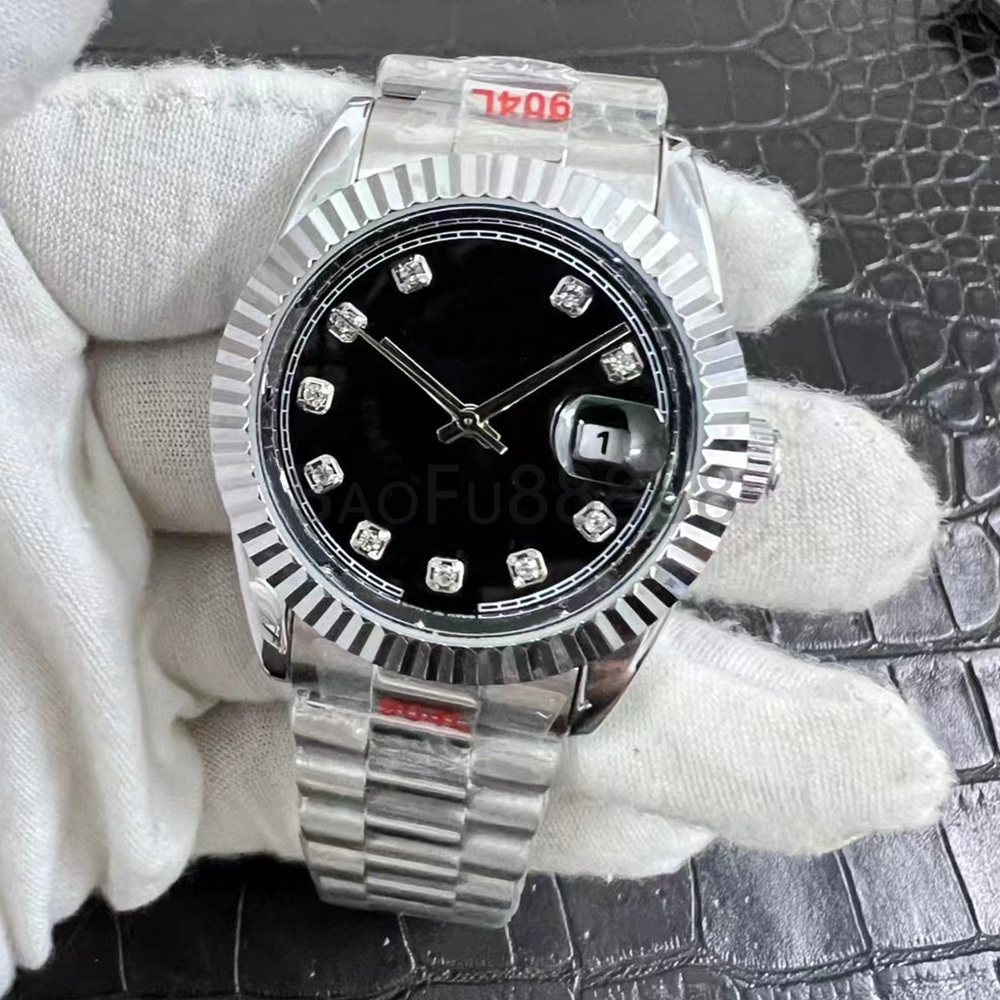 Hot Sale Diamond Dial Luxury Watches for Men Quartz Wristwatch Automatic Date Daily Waterproof Popular Design Chronograph Multifunction Male Clocks For Gift