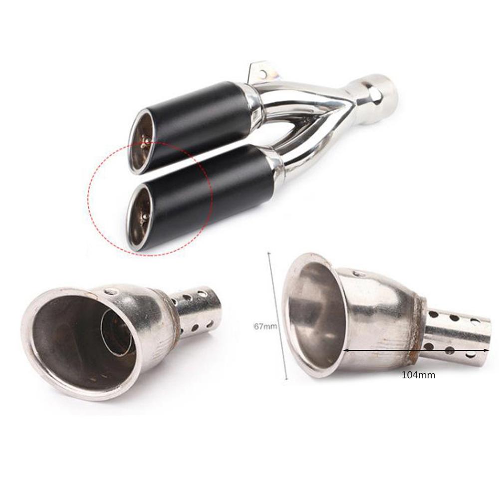 New Universal Front Mid End Catalyst DB Killer for Motorcycle Noise Sound Eliminator Exhaust Muffler Silencer