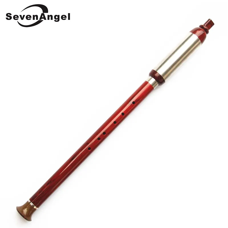 Bawu Chinese Vertical Flute F/G Key Handmade Detachable Imitate Rosewood ABS Resin Material Folk Musical Instrument Dizi