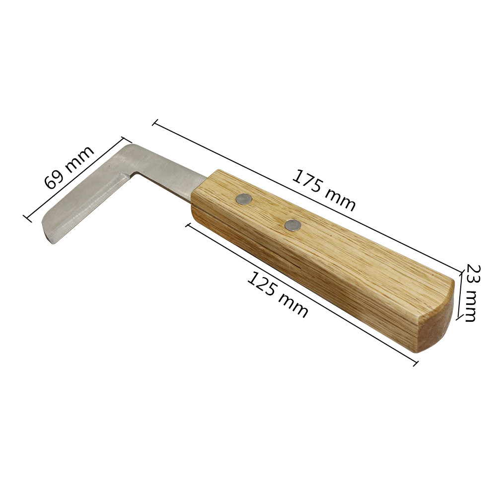Livestock Cattle Horse Hoof Knife Shears Double Edge Animal Foot Pruning Tools Veterinary Right/Left Hand Hoof Repairing Knife