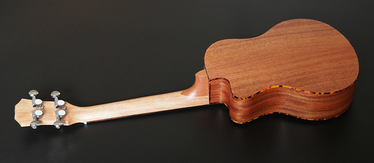 SevenAngel 23/26 inch Tenor Mahogany Ukulele Missing Angle Ukelele Mini Hawaiian Guitar Electric Ukulele with Pickup EQ