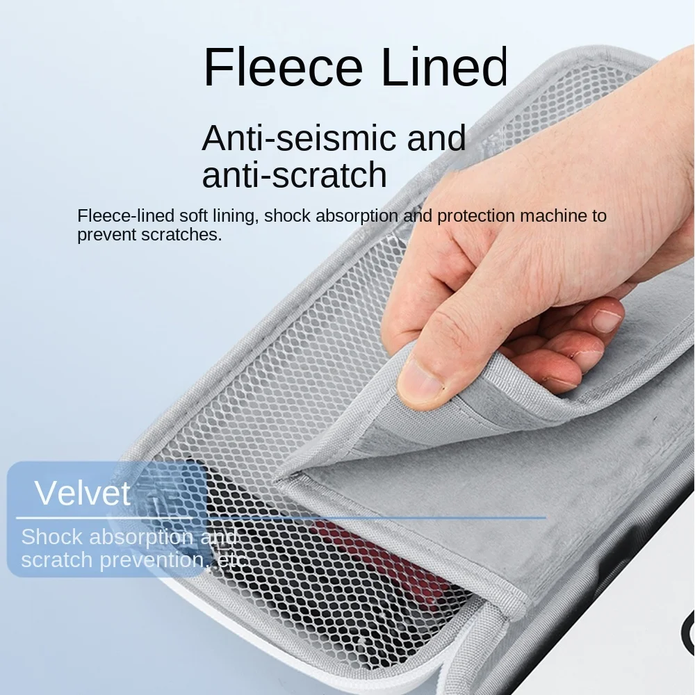 For Nintendo Switch & OLED PU Storage Bag Hard Portable Carrying Case Bracket Pouch Console Protective Cover Accessories