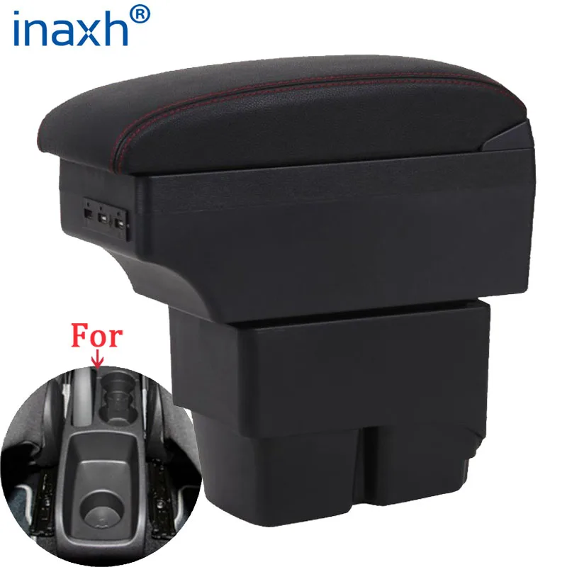 For Ford Fiesta Armrest box Interior details Parts special Retrofit parts Car accessories Center Storage box Car Arm