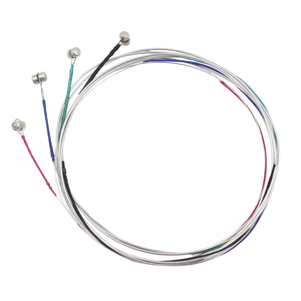 4pcs Violin Strings E-A-D-G Steel Core Nickel Silver Wound Exquisite Stringed Musical Instrument Parts Accessories