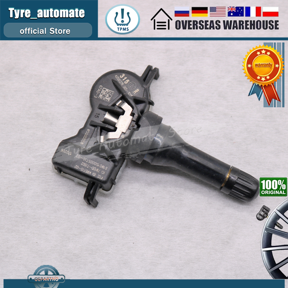 4PCS NEW Tire Pressure Monitor Sensor TPMS 4250C276 68001696AB 4250D585 S80150005 315MHz FOR 2018-2024 MITSUBISHI ECLIPSE CROSS