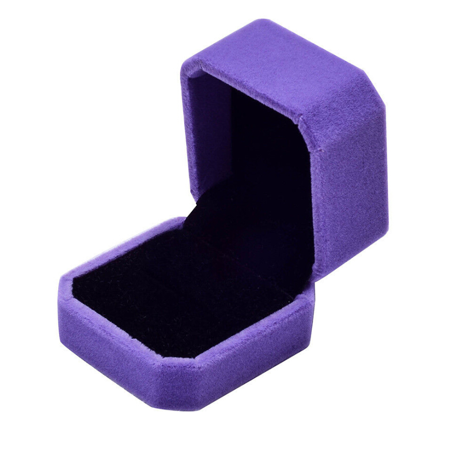 12pcs Red Square Velvet Ring Box Engagement Wedding Jewelry Box Necklace Earring Gift Box Holder for Lover Jewellery Wholesale