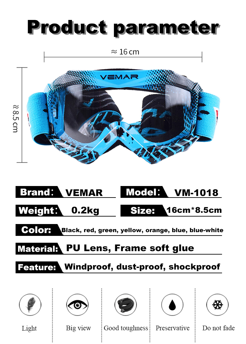 100% Brand New Kids Motorcycle Off Riding Goggles Youth Motocross Helmets Goggles Children Racing MTB Glasses Motocross Goggles
