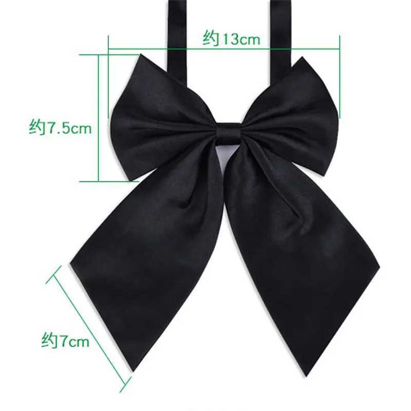 1Piece Women Red Butterfly Womens Bow Tie Black Knot Female Girl Student Hotel Clerk Waitr Neck Wear Ribbon Ties greenX241109
