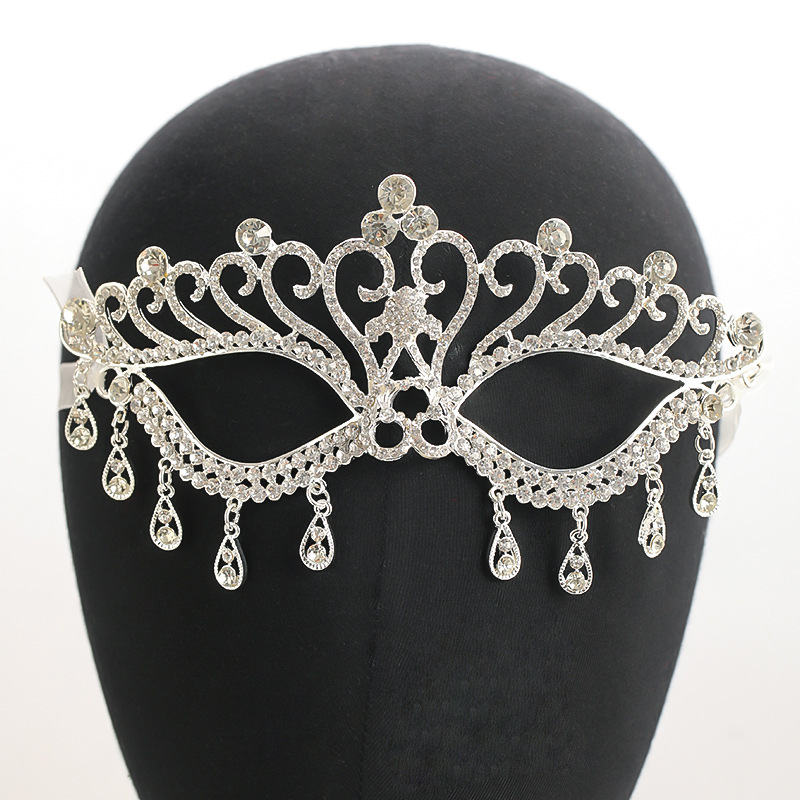 Bridal Masuqerade Masque Rhinestone new Eye Mask 2025 Masque Cover for Men Women Girls Dance Cosplay Party Shiny Crystal Face Accessories