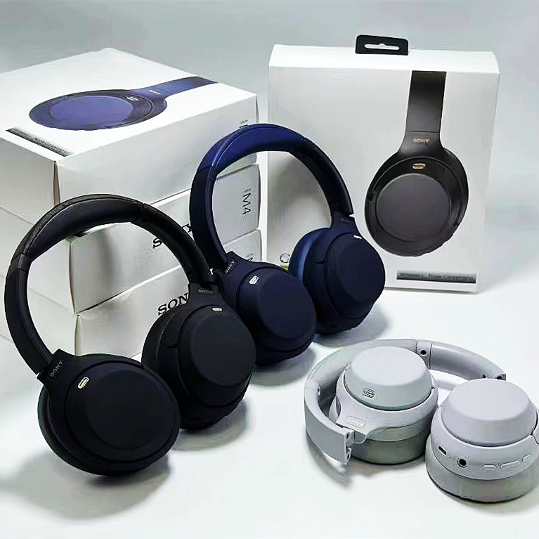 Best quality trend earbuds Sony WH-1000xm4 New for 2024 headphones bluetooth earphones True stereo Wireless headband Wholesale factory smart for Noise cancelling