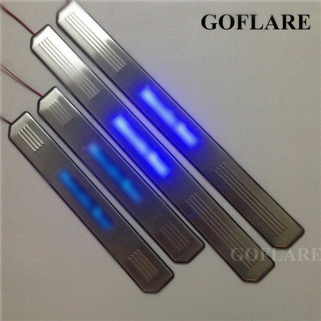 Car Accessories For Mercedes Benz AMG e cls Class W219 C219 W211 S211 LED Door Sill Scuff Plate Sills Protector Pedal Cover