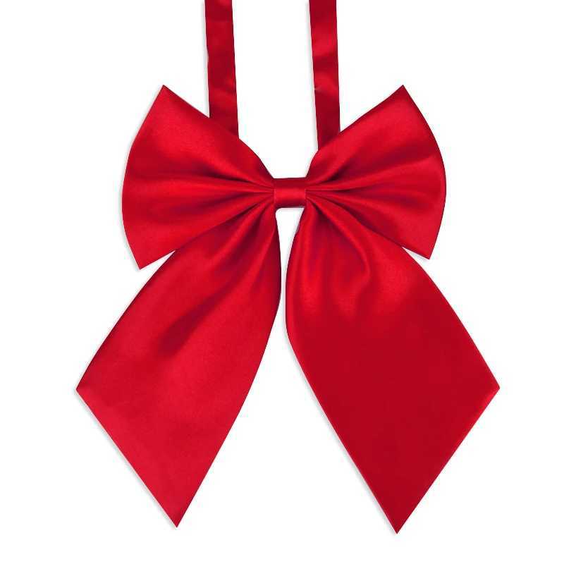 1Piece Women Red Butterfly Womens Bow Tie Black Knot Female Girl Student Hotel Clerk Waitr Neck Wear Ribbon Ties greenX241109
