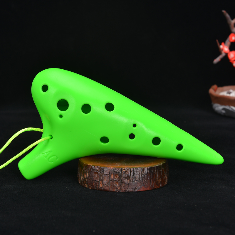 12 Hole Ocarina Alto C Key ABS Resin Flute Instrumentos Musicales Flauta For School Student Children Gift