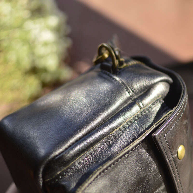 Men's Leather One-Shoulder Oblique Span Baotou Layer Cowhide Handmade Retro Small Backpack Japanese And South Korean Chest