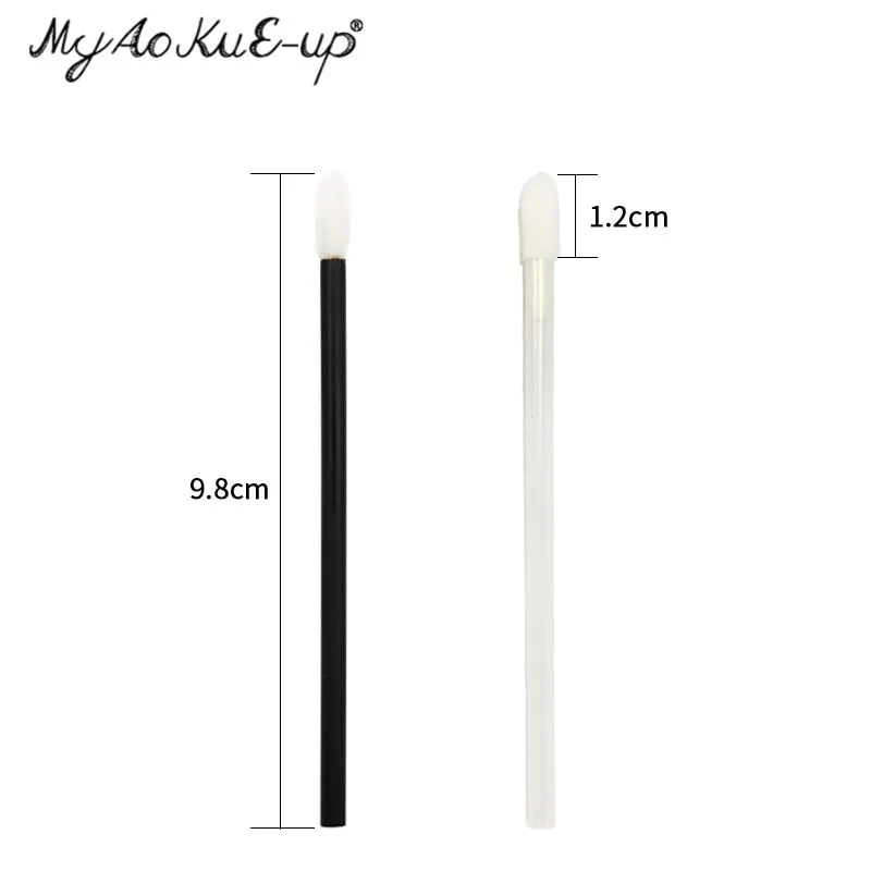 e pcs Brushes Colored Lip Disposable Make Up Brush Cosmetic Lipstick Mascara Gloss Wand Tool Portable Makeup stick up
