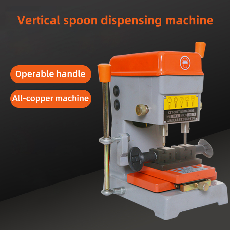 368A Vertical Key Cutter Defu Key Cutting Machine For Duplicating Security Keys Locksmith Tools Lock Pick Set 220V