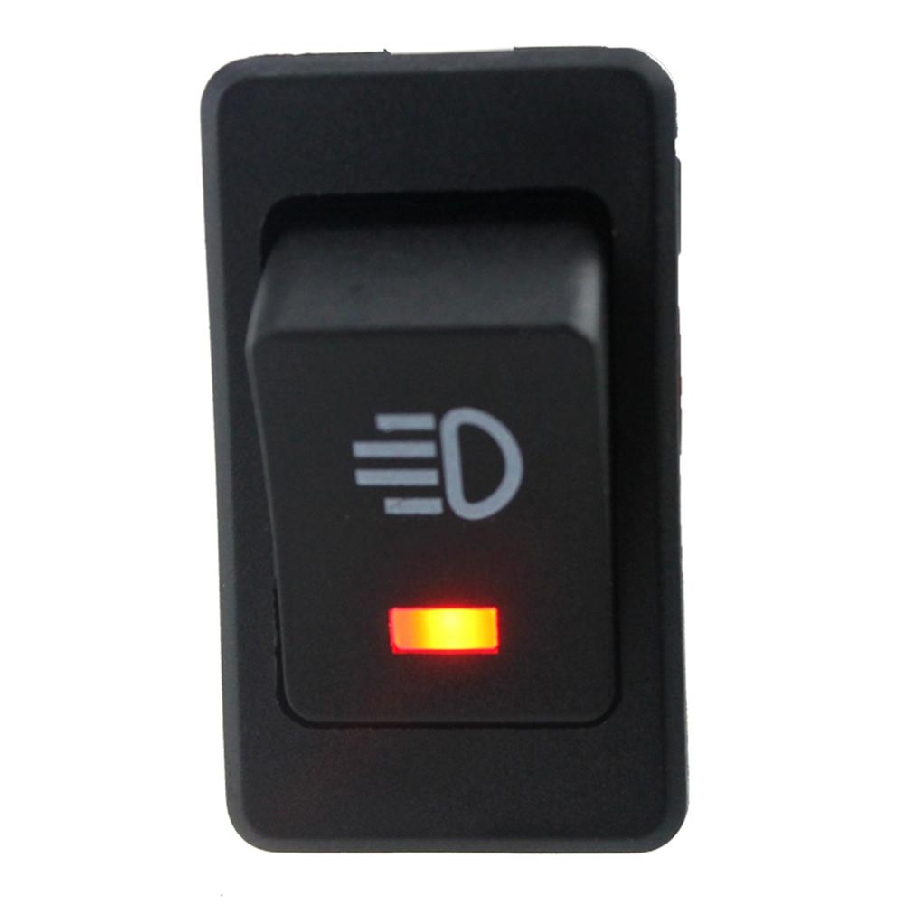 12V 35A 4 Pin Fog Light/Daytime Running Light/Head Light Switch Rocker Switch with LED Indicators for Car Truck Marine Dashboard