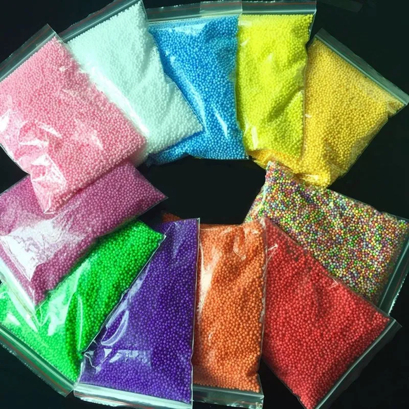 14000 Pcs Polystyrene Styrofoam Filler Balls Bottle DIY Snow Mud Particles AccessoriesSlime Balls Small Tiny Foam Beads for Foam