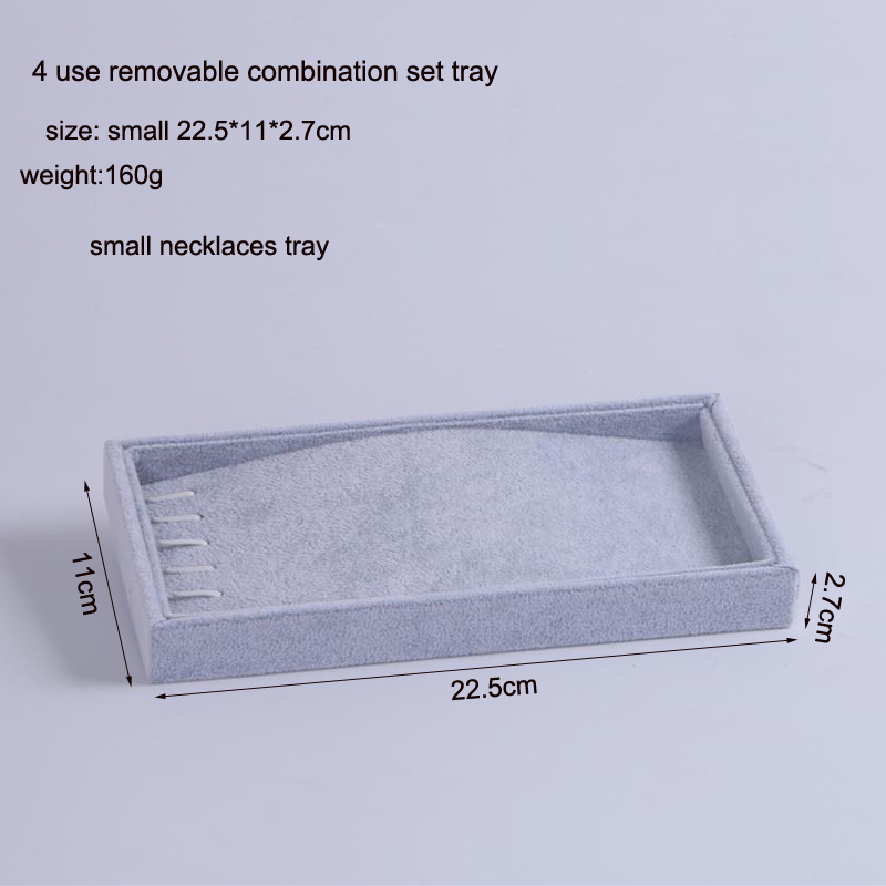 In Stock Tray Rings Bracelets Gift Box Jewellery Organizer Earrings Holder Small Size Fit Most Room Space Jewelry Display Set
